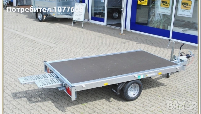 Ремарке /платфома за ATV до 750кг, снимка 2 - Ремаркета - 53224030