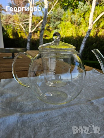 3 х Стъклени чайници, снимка 4 - Чаши - 50910291