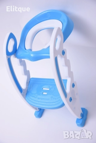 Детска седалка-адаптор за тоалетна чиния със стълба, снимка 8 - Други - 52872628