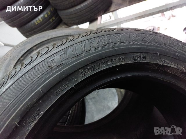 2 бр.Нови летни  гуми Brigestone 205 55 16  Цената е за брой!, снимка 5 - Гуми и джанти - 44326737