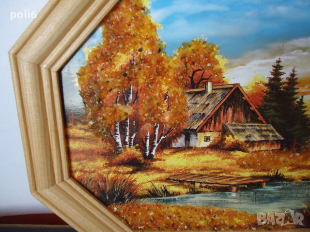 картина с кехлибар , снимка 2 - Картини - 44508485