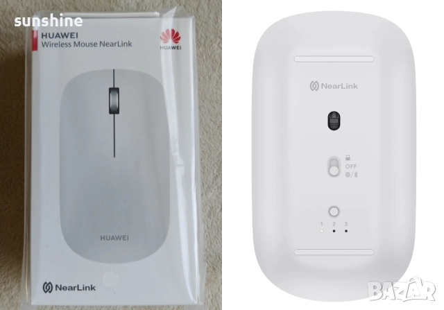ЗАПЕЧАТАНА | Мишка HUAWEI Wireless Mouse NearLink Bluetooth , снимка 6 - Клавиатури и мишки - 52794641
