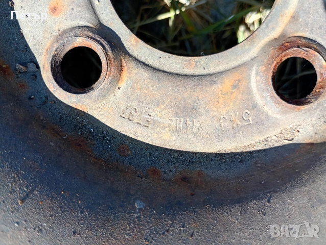 2броя железни джанти 14ски за Фиат 4х98мм, снимка 4 - Гуми и джанти - 52031765