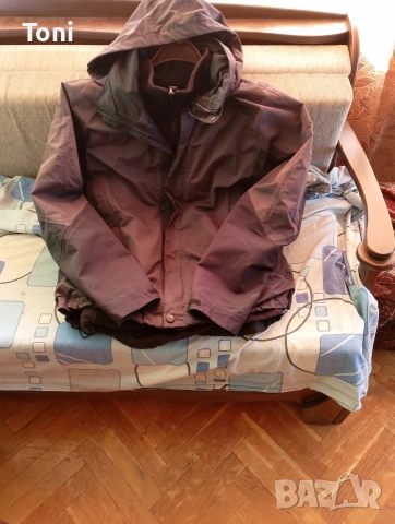 яке с жилетка 2 в 1 crane за зимни спортове м 48/50,ски яке, сноуборд яке