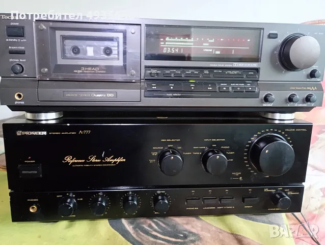 Pioneer A-777 усилвател , снимка 2 - Ресийвъри, усилватели, смесителни пултове - 55979674