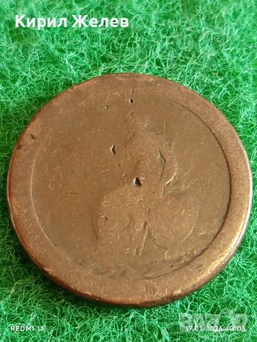 СТАРА монета пени Великобритания рядка за КОЛЕКЦИЯ ДЕКОРАЦИЯ 53131