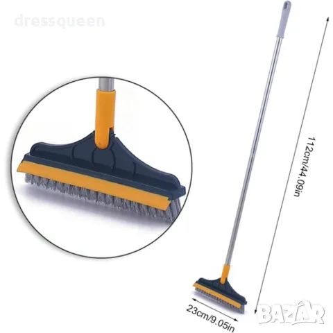 4318 Четка за почистване на подове  с въртяща се на 180° глава , снимка 5 - Други стоки за дома - 48883168