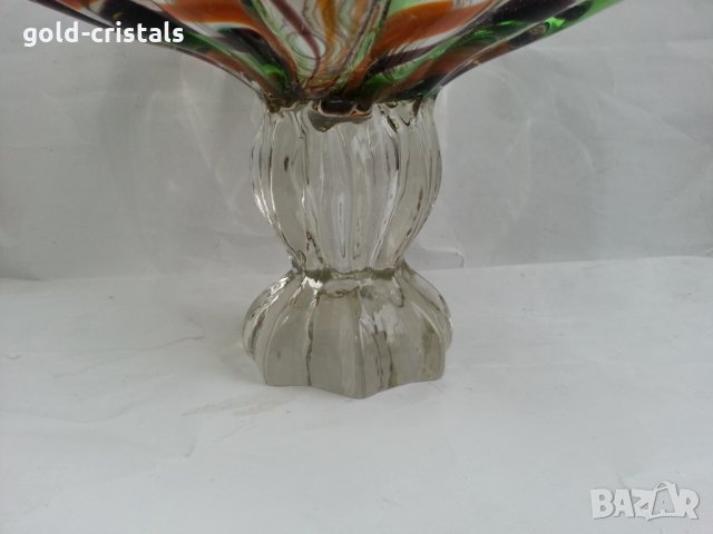 старо кристална купа фруктиера, снимка 7 - Антикварни и старинни предмети - 35985103