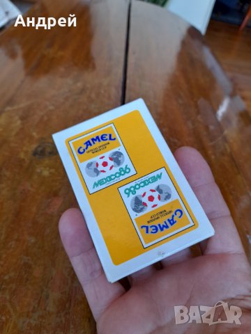 Стари карти за игра Camel,Mondial Mexico 1986, снимка 3 - Други ценни предмети - 41982571