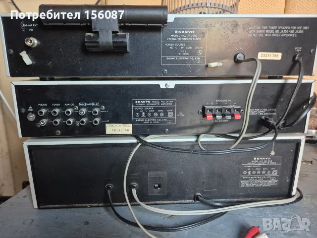 ✅ SANYO сет тунер дек усилвател, снимка 4 - Ресийвъри, усилватели, смесителни пултове - 56064020