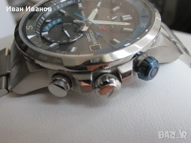 CASIO OCW-P1000 OCEANUS Cachalot TITANIUM MULTI BAND 6 10 BAR MADE IN JAPAN, снимка 8 - Мъжки - 56272036