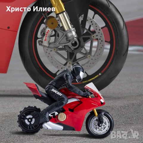 Ducati Panigale VS4 S Пистов Мотор Самобалансиращ 2 Колела RC 1:6 Air, снимка 6 - Коли, камиони, мотори, писти - 39379039