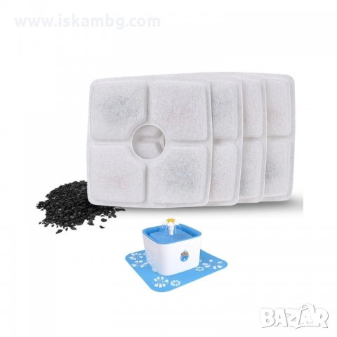 Резервен филтър за поилка на домашни любимци, модел воден фонтан - код 3262