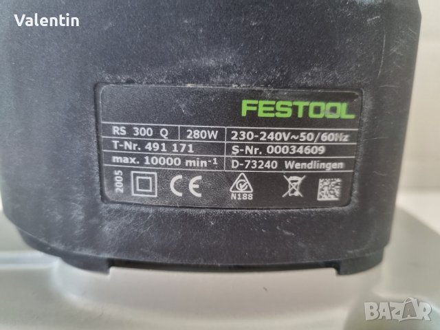 Festool виброшлайф, снимка 5 - Други инструменти - 41526606