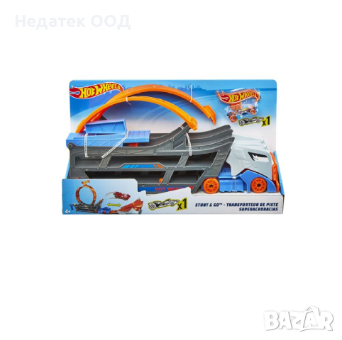 Детски камион писта, Hot Wheels, до 18 автомобила