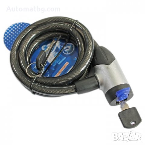 Заключващо устройство за велосипед Automat, Катинар, Черен, снимка 1