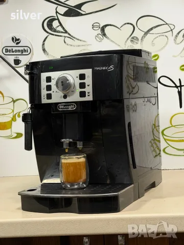 Кафемашина кафе автомат delonghi magnifica S с гаранция