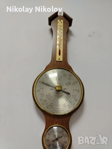 Дървен стенен барометър , снимка 4 - Декорация за дома - 53144886