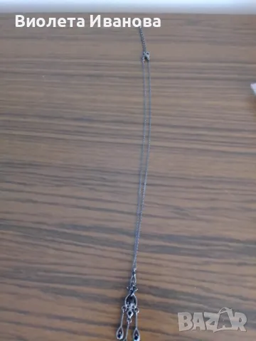 Черно колие Орифлейм , снимка 3 - Колиета, медальони, синджири - 49286251