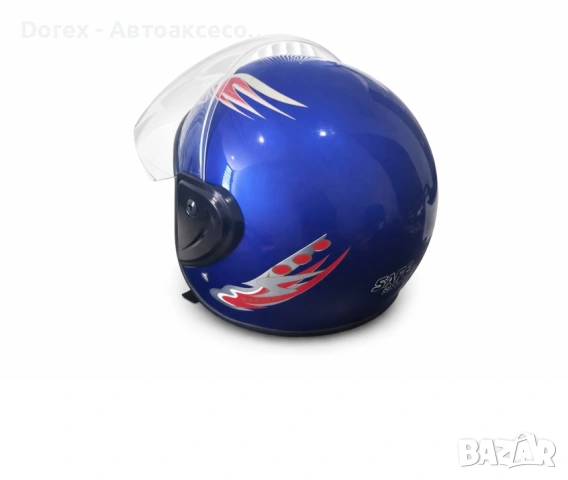 Каска с визьор за мотор, скутер, ATV - различни цветове, снимка 4 - Аксесоари и консумативи - 53857541