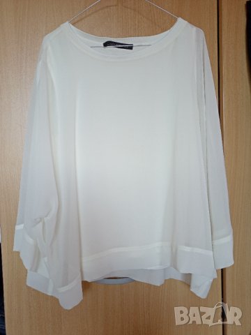 Блуза от шифон Zara Xl, снимка 5 - Тениски - 39967711