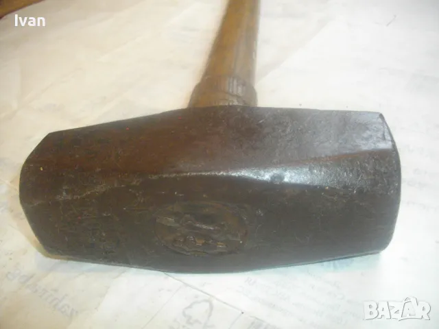 89см/5,2кг НЕМСКИ МАСИВЕН КОВАН РЪЧЕН ЧУК ГОЛЯМ С ГЛАВА 4,0 кг, снимка 6 - Други инструменти - 49829265