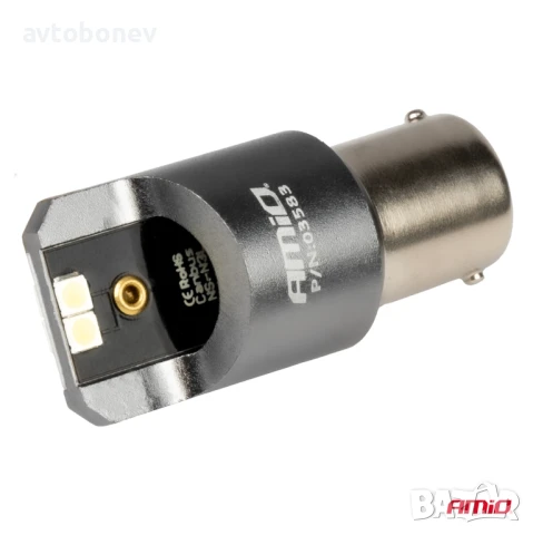 LED крушки AMIO PRO CANBUS с една светлина(P21W-BA15S)12-24V к-т /2бр./, снимка 4 - Аксесоари и консумативи - 51041561