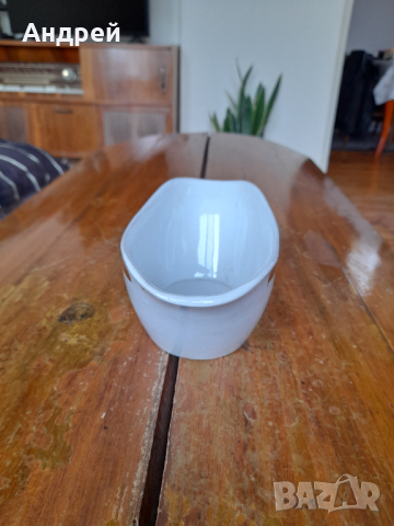 Стара порцеланова сосиера #6, снимка 4 - Други ценни предмети - 44766294