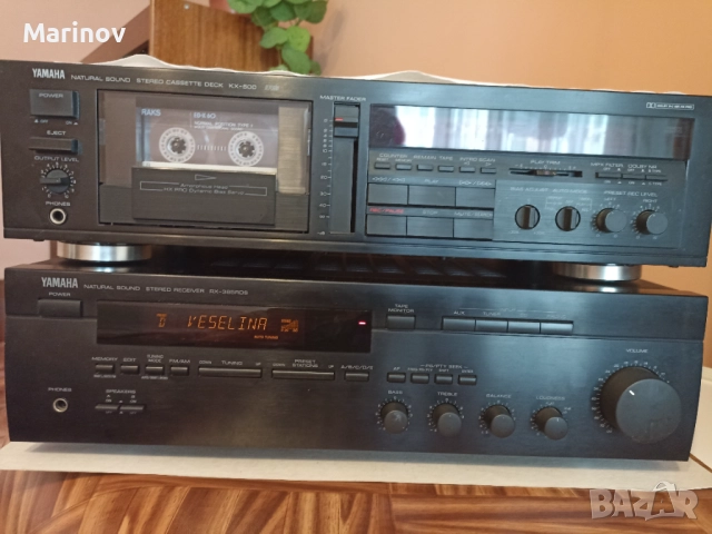  Ямаха RX-385 RDS със оригинално ДУ , снимка 3 - Аудиосистеми - 52668737
