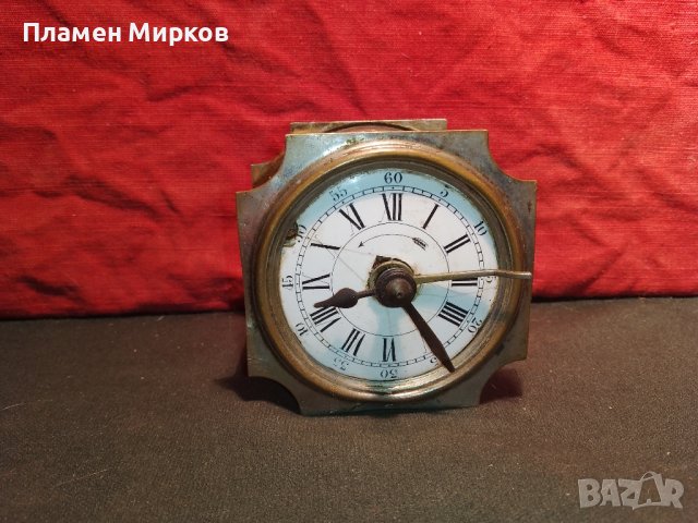 Френски антикварен часовник-будилник