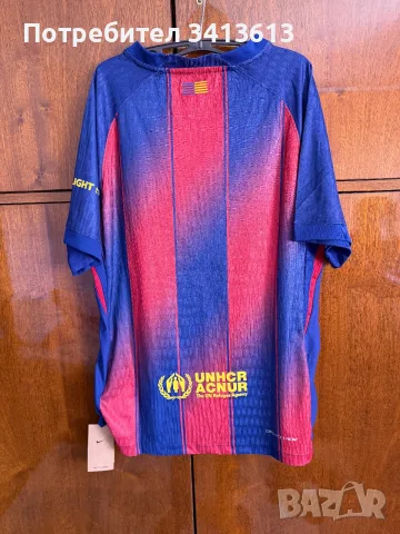 Nike Барселона футболна фланелка, снимка 2 - Спортни дрехи, екипи - 56338356