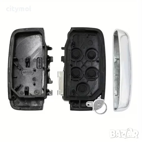 Кутийка за ключ за  Land Rover/Jaguar с 5 бутона, Хром дизайн, снимка 2 - Аксесоари и консумативи - 55843427