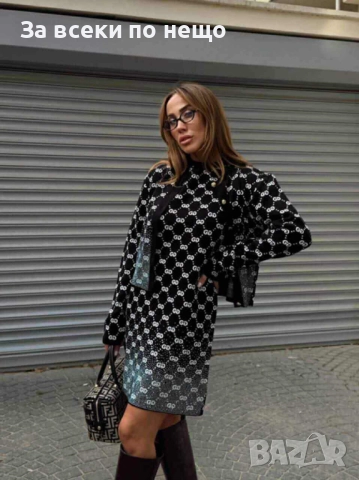 Gucci Дамски Комплект Гучи - 2 Налични Цвята Код I_88, снимка 3 - Комплекти - 52107519