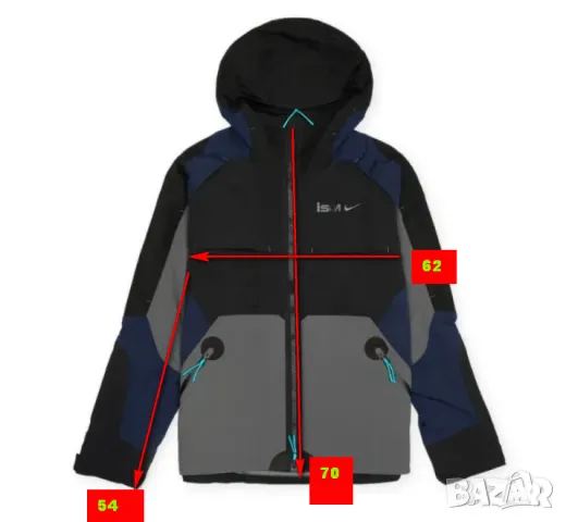 Яке Nike ISPA размер Л  Gore-Tex водоустойчиво, снимка 6 - Якета - 48166845