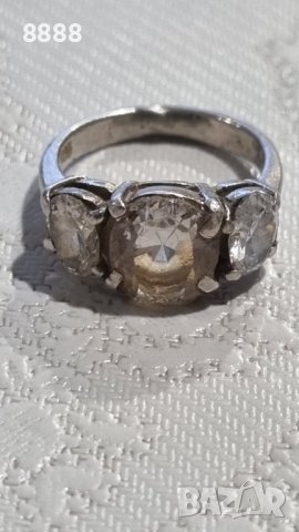 Vintage сребърен пръстен 925 , снимка 2 - Пръстени - 44217316