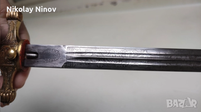 Немски офицерски кинжал  Kriegsmarine от WW2, снимка 13 - Антикварни и старинни предмети - 52433061