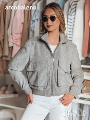 Дамско преходно овърсайз бомбър яке LUMINA, 3цвята , снимка 12 - Якета - 49242079