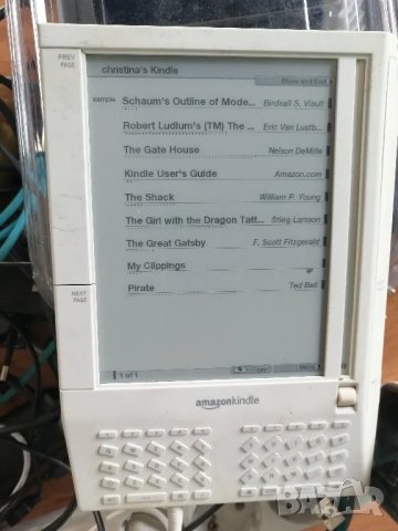 Електронна книга Amazon Kindle 1'st gen. , снимка 2 - Електронни четци - 48846319