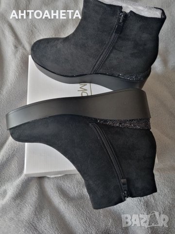 Черни боти дамски, снимка 4 - Дамски боти - 35922165
