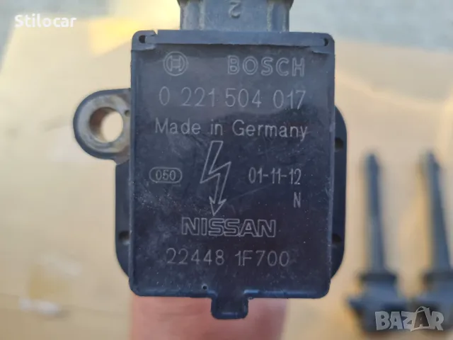 Бобина Nissan Micra K11 01г Bosch  0 221 504 017, снимка 4 - Части - 47290263