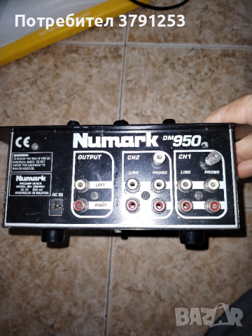 NUMARK DM-950 DJ MIXER, снимка 3 - Ресийвъри, усилватели, смесителни пултове - 44654357