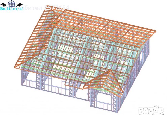 Къща,Бунгало,Преместваема къща,Сглобяеми къщи,Модулни,Жилищни-126,2м², снимка 5 - Строителни материали - 44193166