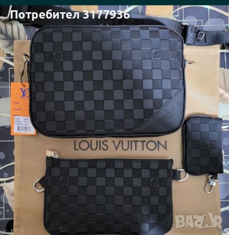 Мъжка чанта Louis Vuitton , снимка 3 - Чанти - 38832483