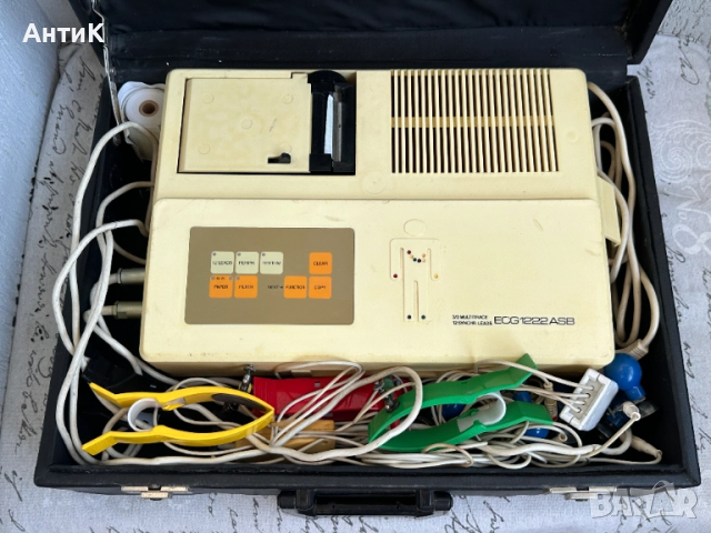 ЕКГ Електрокардиограф ECG 1222 ASB, снимка 2 - Друга електроника - 51527930