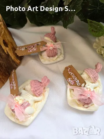 ~•°Гипсова фигурка за всеки повод "Спящо бебче"°•~, снимка 15 - Фигурки - 48728445