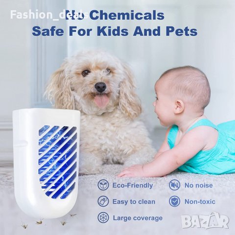 Нови 2 броя уред срещу комари, насекоми Убиец за контакт с UV светлина, снимка 4 - Други стоки за дома - 34548693