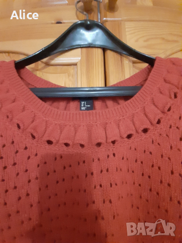 Плетена блуза на Н&М, размер S, снимка 5 - Блузи с дълъг ръкав и пуловери - 36376052