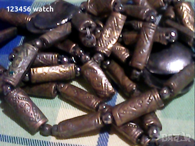 стар позлатан посребрен китаеиски гердан, снимка 6 - Антикварни и старинни предмети - 53600672