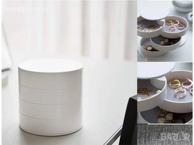 Въртящ се органайзер за бижута на 4 нива, снимка 5 - Други - 41768869