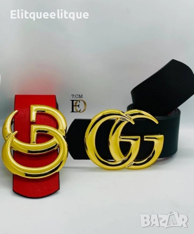 колани 7см от естествена кожа в кутия fendi dolce fabbana versace louis vuitton Gucci , снимка 2 - Колани - 52323863